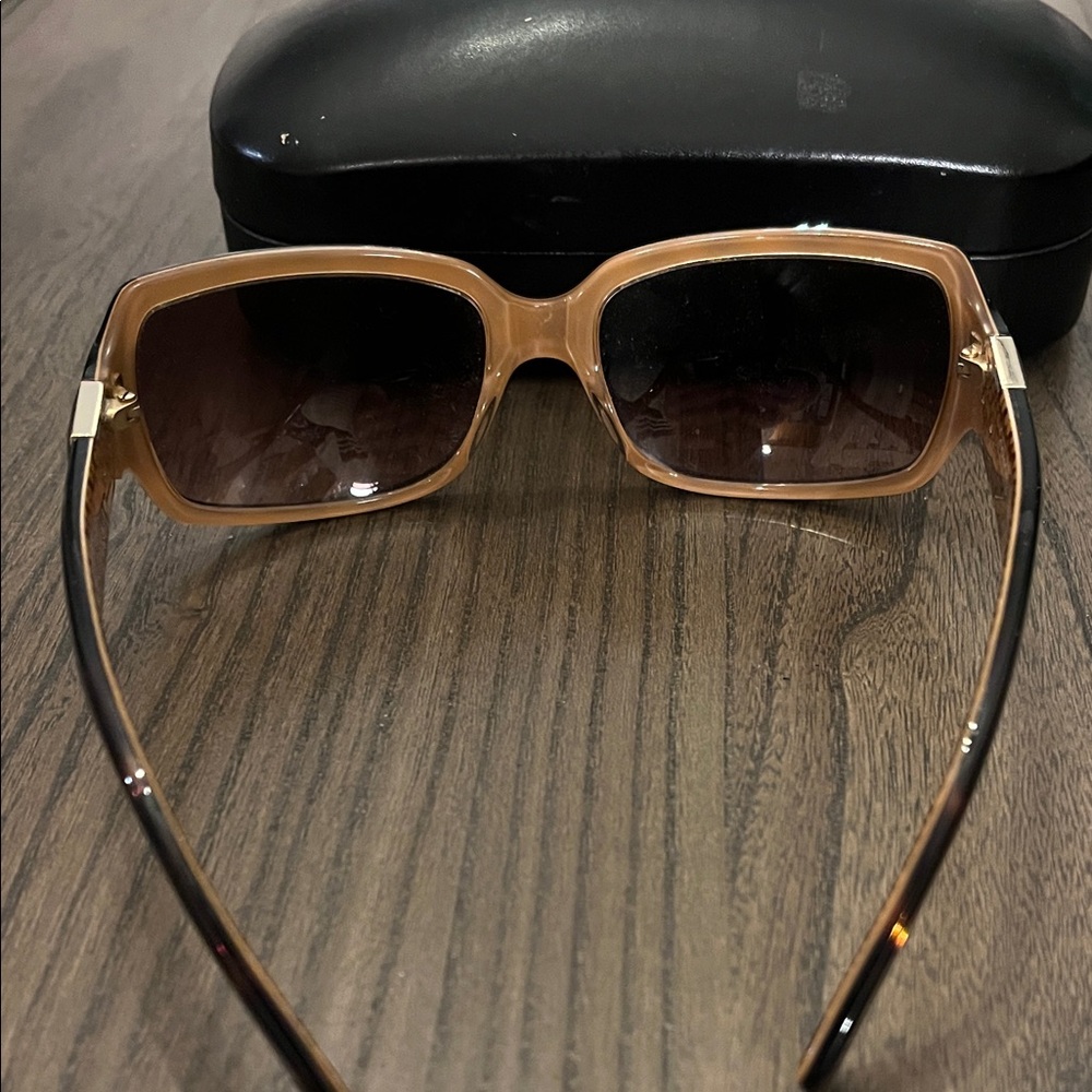 Coach Delphine S443 Tortoise Sunglasses with Case - Picture 3 of 7
